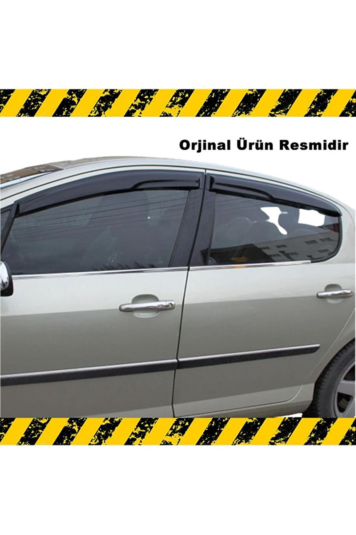 Peugeot 407 Mügen Cam Rüzgarlığı Sedan 2004 - 2010 Arası 4 Lü Takım