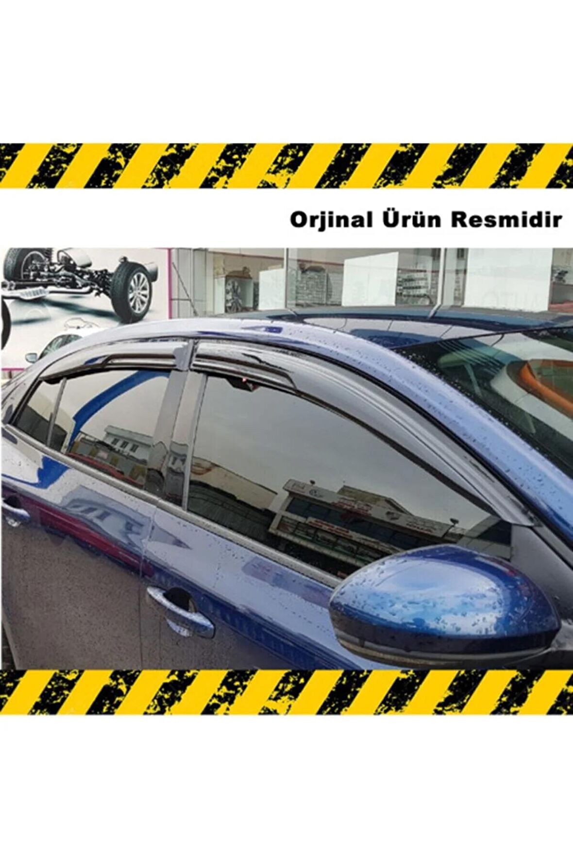 Renault Megane 4 Mügen Cam Rüzgarlığı Sedan 2016 Sonrası 4 Lü Set