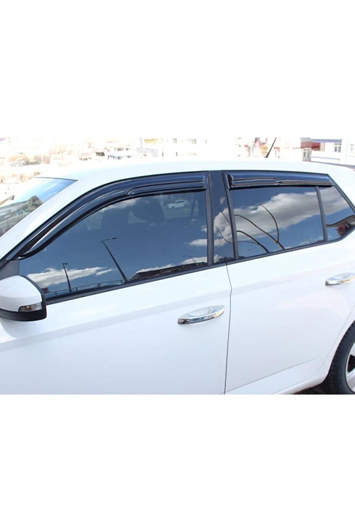 Skoda Fabia Mügen Cam Rüzgarlığı 2014 - 2019 Arası 4'Lü Takım