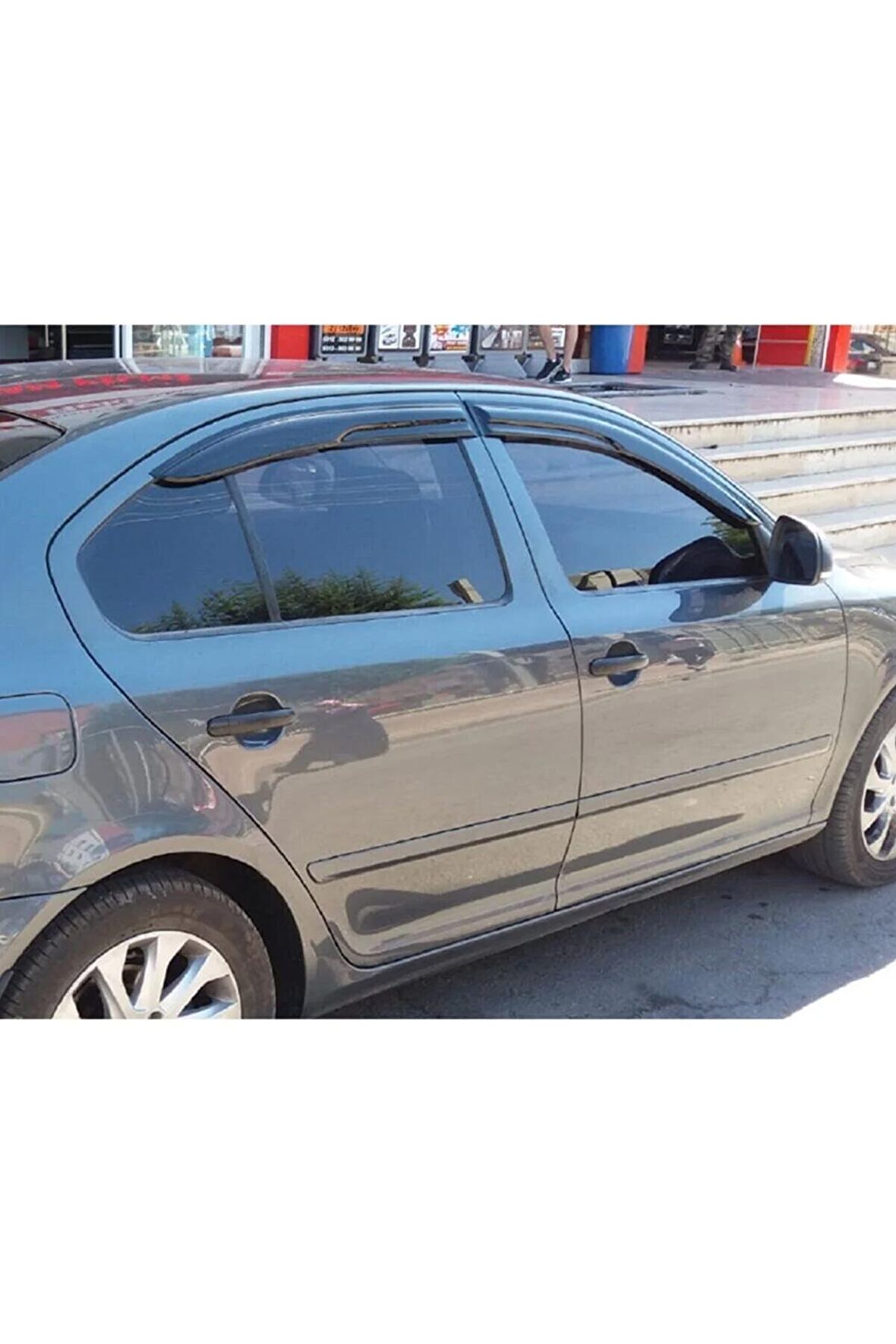 Skoda Octavia A5 Mügen Cam Rüzgarlığı 2005-2012 Arası 4'lü Takım