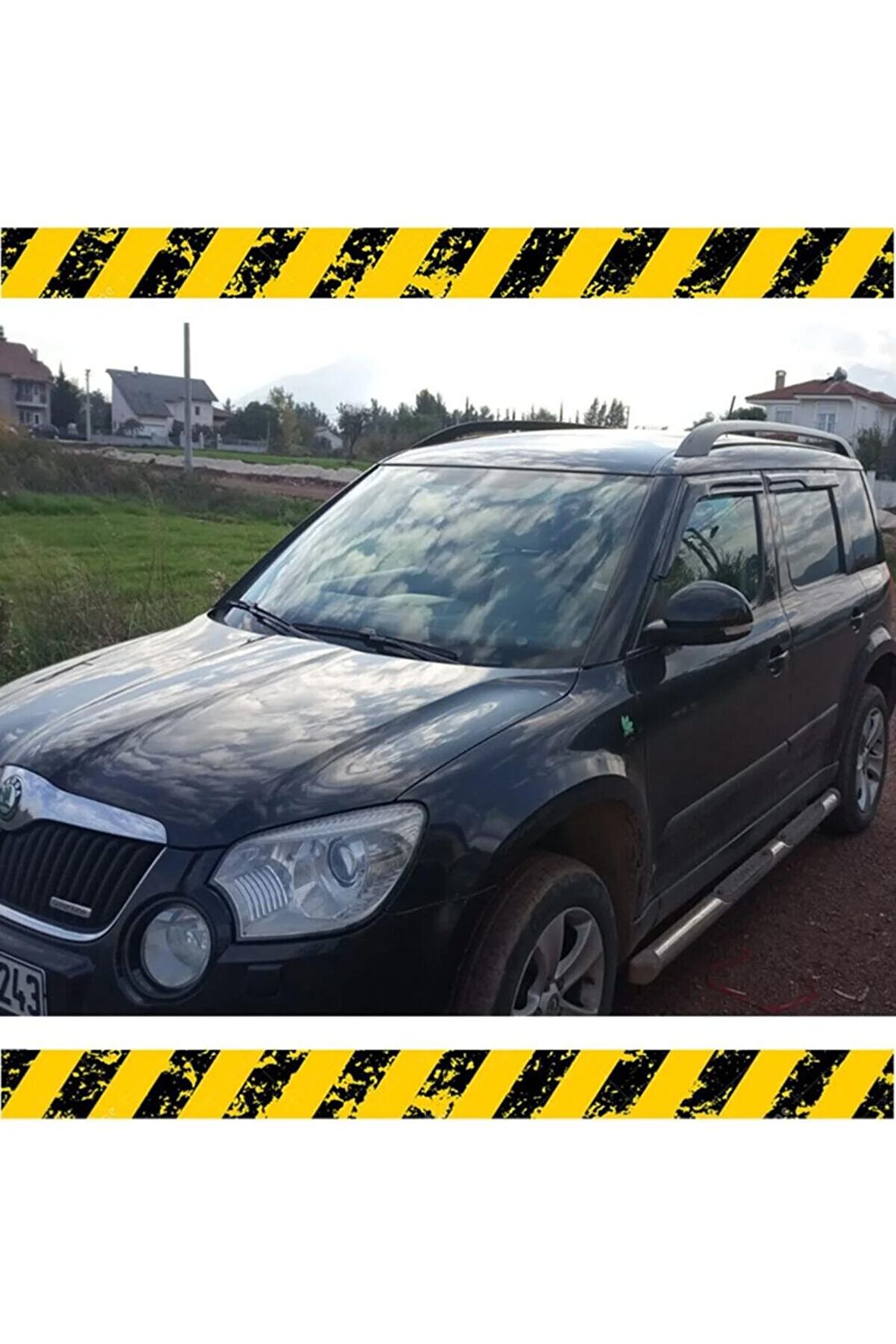 Skoda Yeti Mügen Cam Rüzgarlığı 2010 - 2017 Arası 4 Lü Set