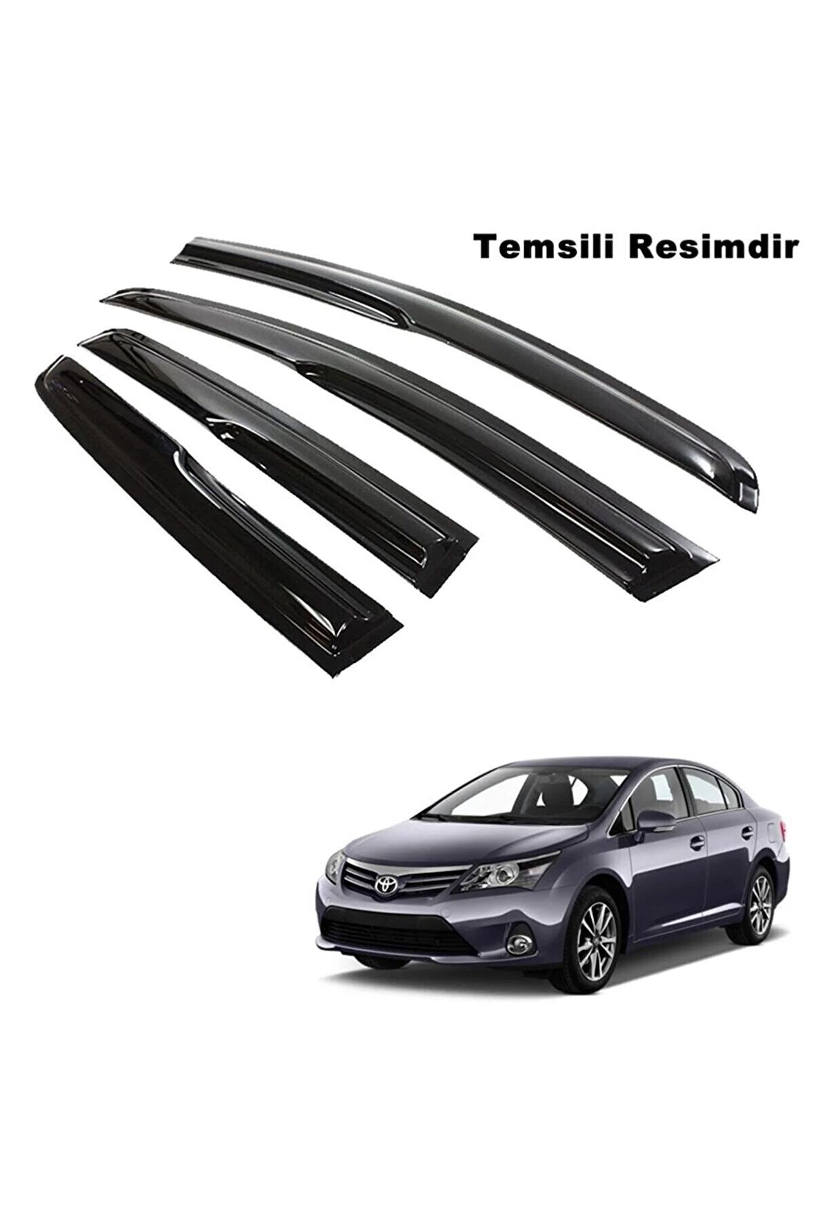 Toyota Avensis Mügen Cam Rüzgarlığı 2009-2015 Arası 4 Lü