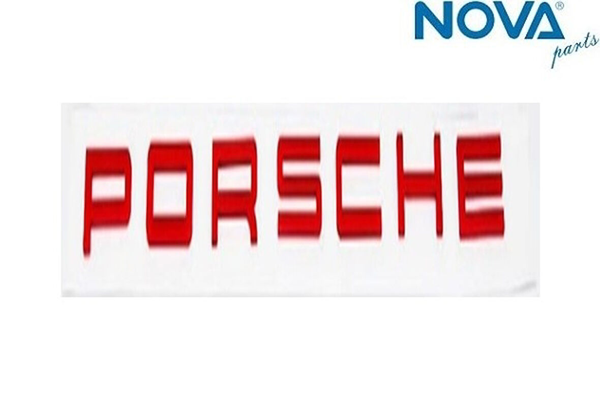 99155923590 Yazı Porsche Kırmızı Porsche