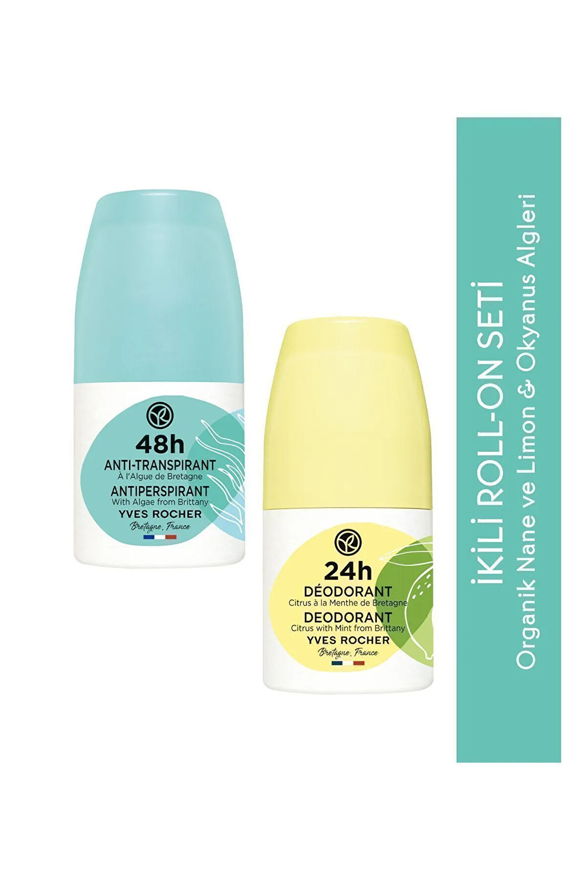 İkili Fresh Roll-on Deodorant Seti + Isana Dudak Balmı