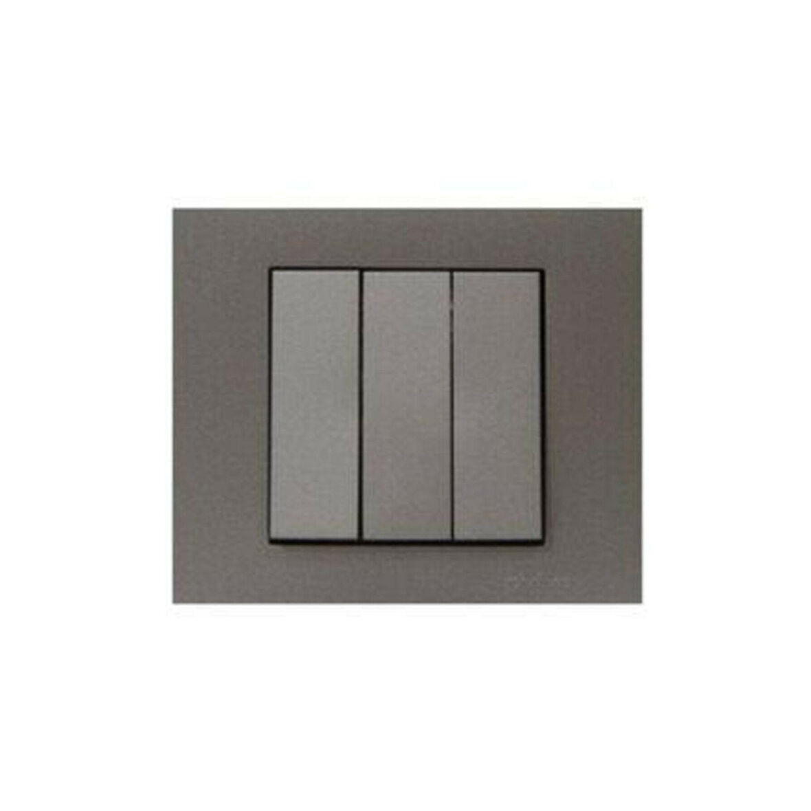 Grano Antrasit Üçlü Anahtar Çerçeve