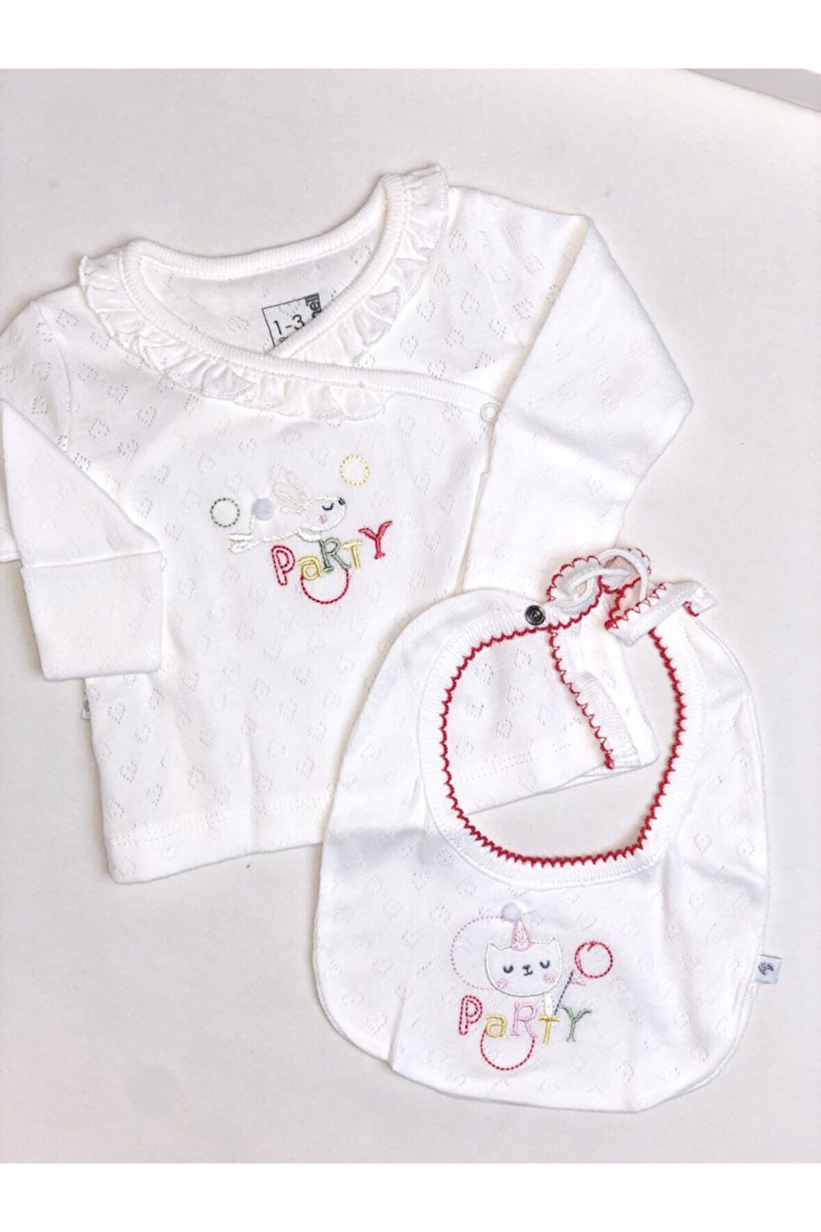 Pamuklu Doğal Anti Alerjik Party Ilk Uyku Arkadaşı Kız Bebek 10'lu Nar Çiçeği Hastane Çıkışı