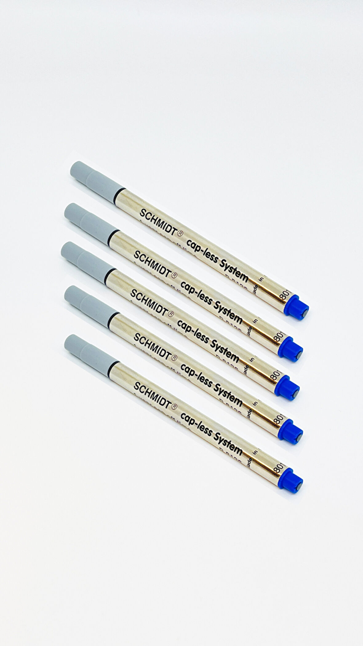 Schmidt Cap-less 5 li Mavi Roller Kalem Refili