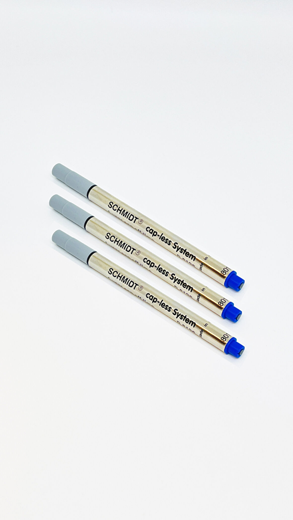 Schmidt Cap-less 3 lü Mavi Roller Kalem Refili