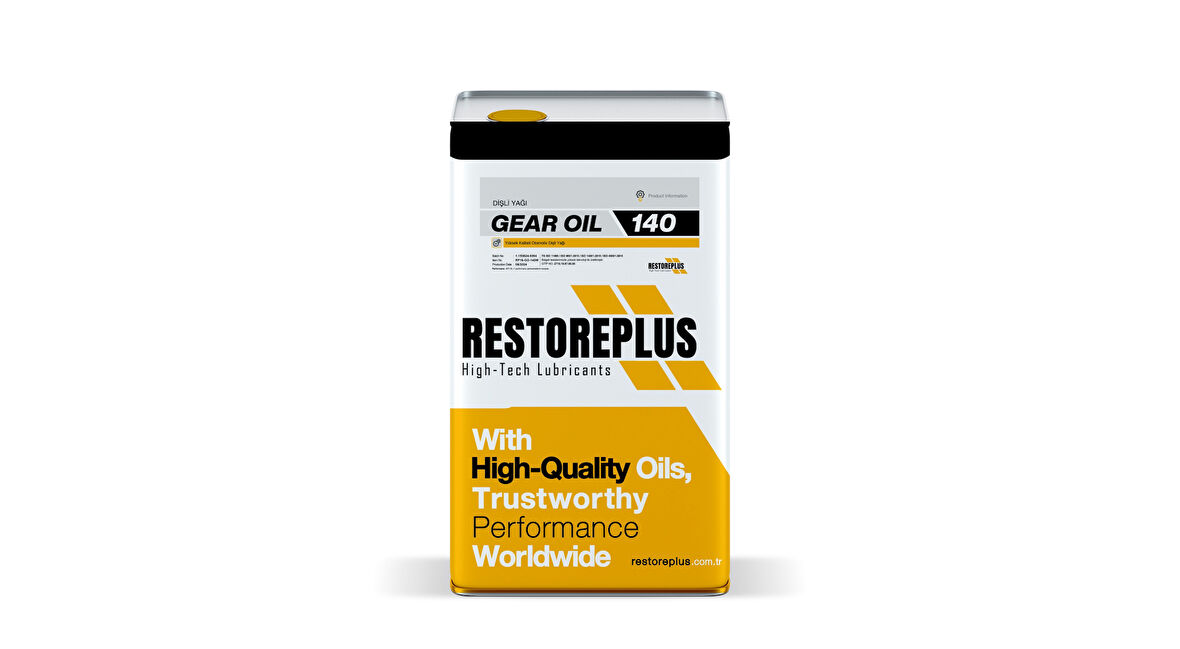 Restoreplus Gear Oil 140W | Otomotiv İçin Güçlü Dişli Koruması (16 Lt)