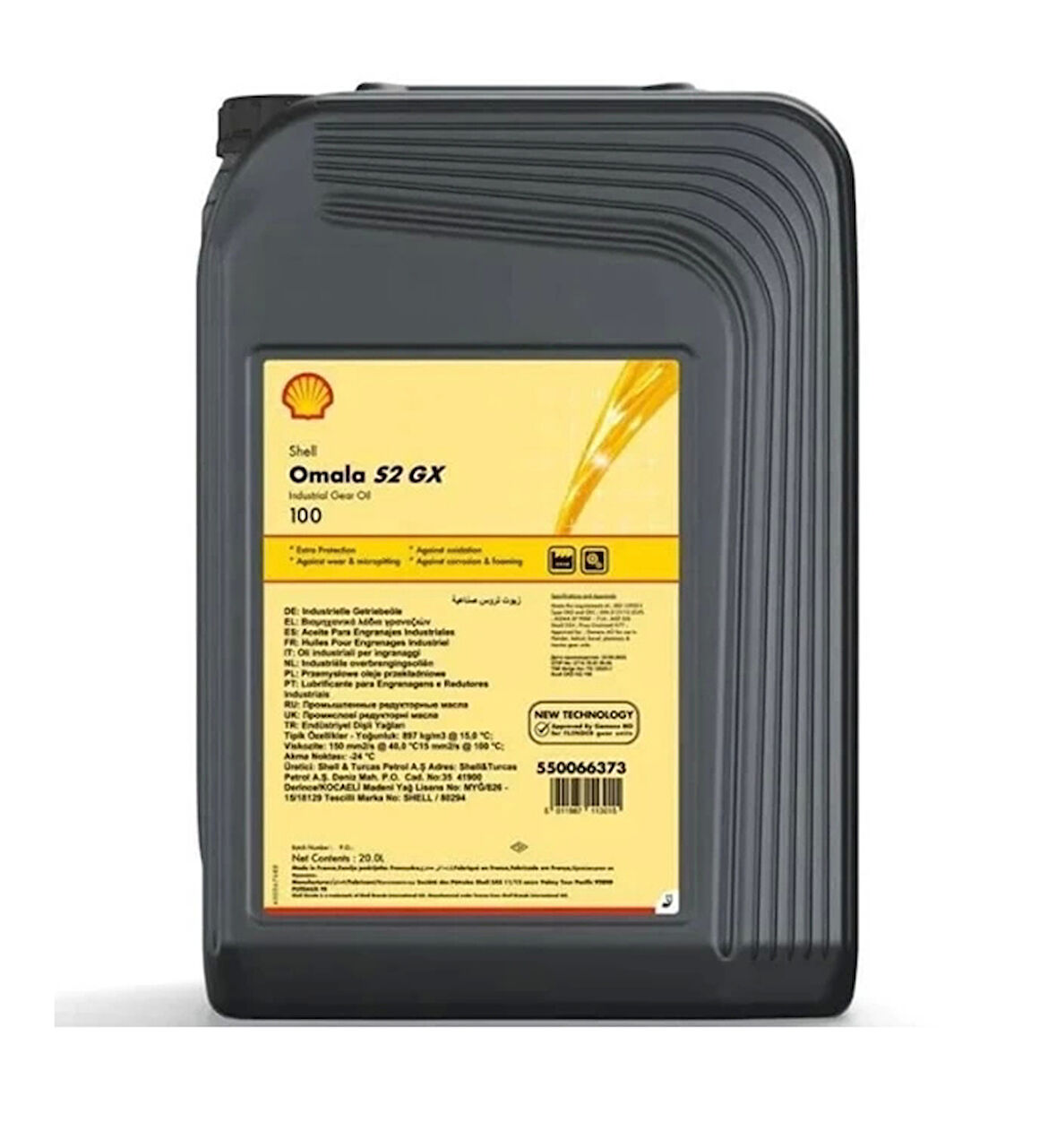 SHELL OMALA S2 GX 100 20LT