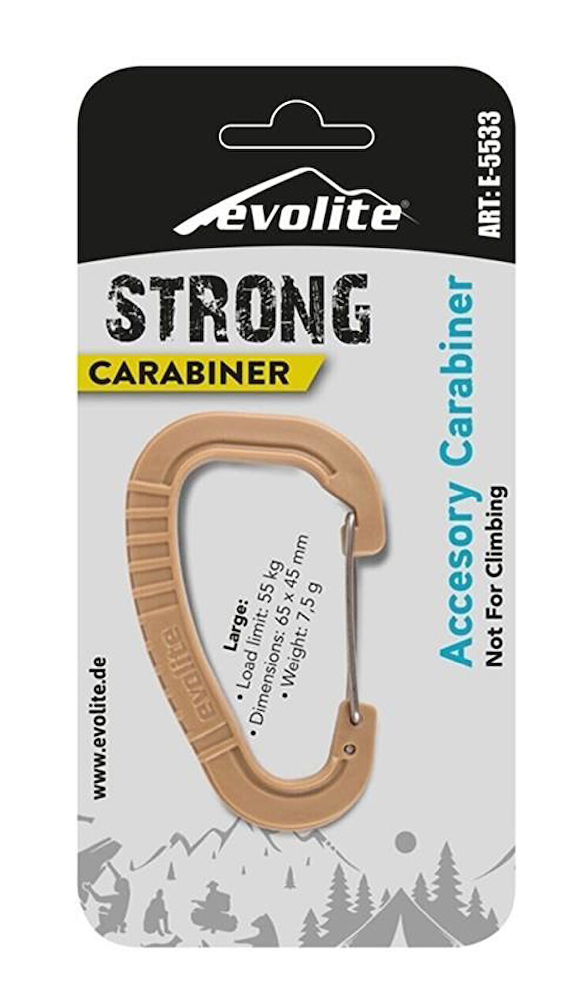 Evolite Strong Karabina Large Bej