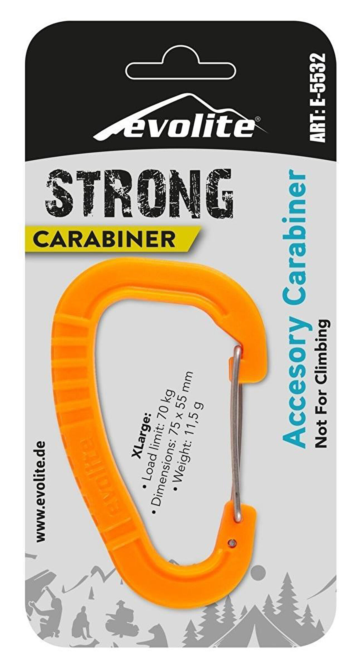 Evolite Strong Karabina XLarge TURUNCU