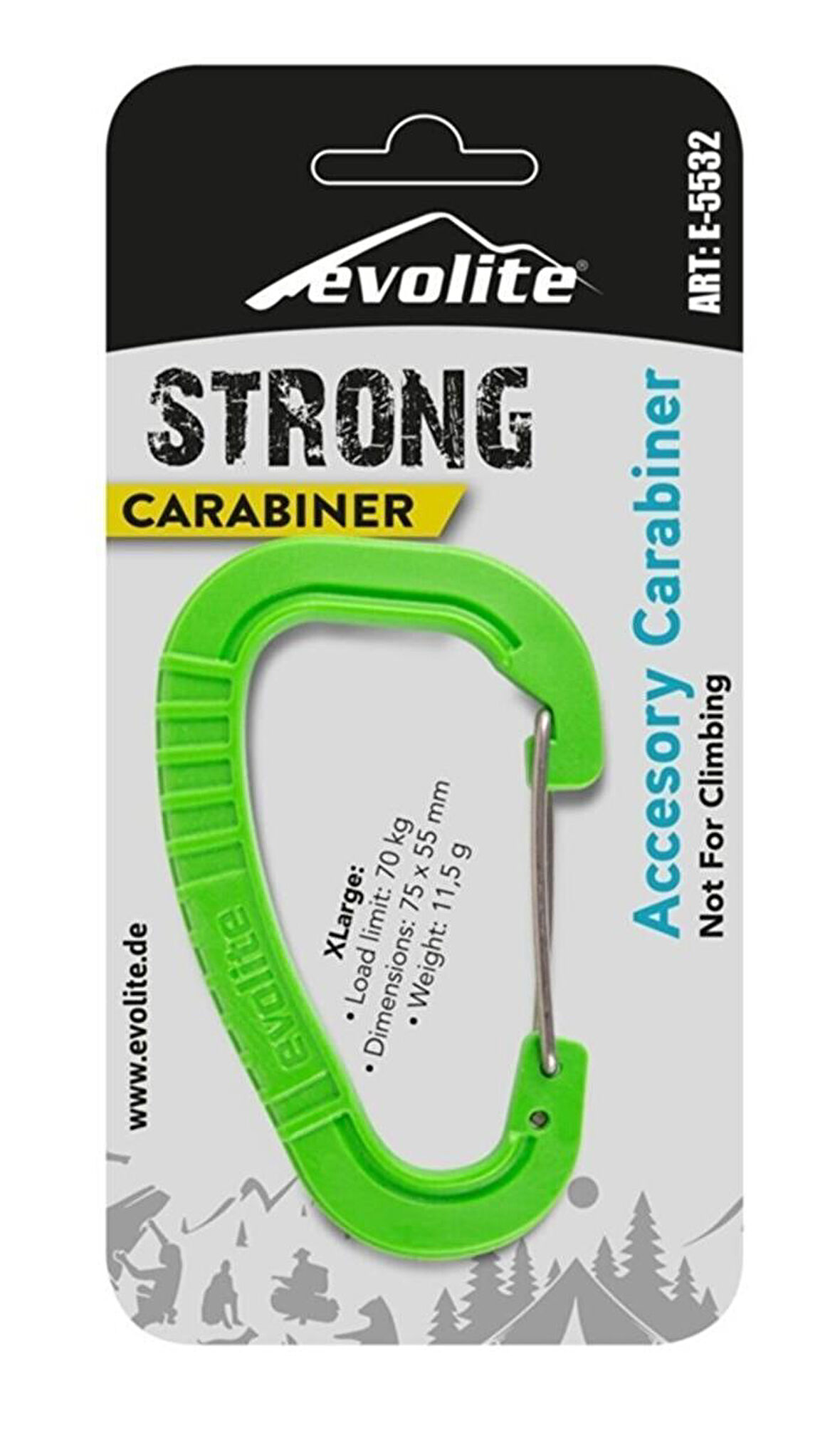 Evolite Strong Karabina XLarge YEŞİL