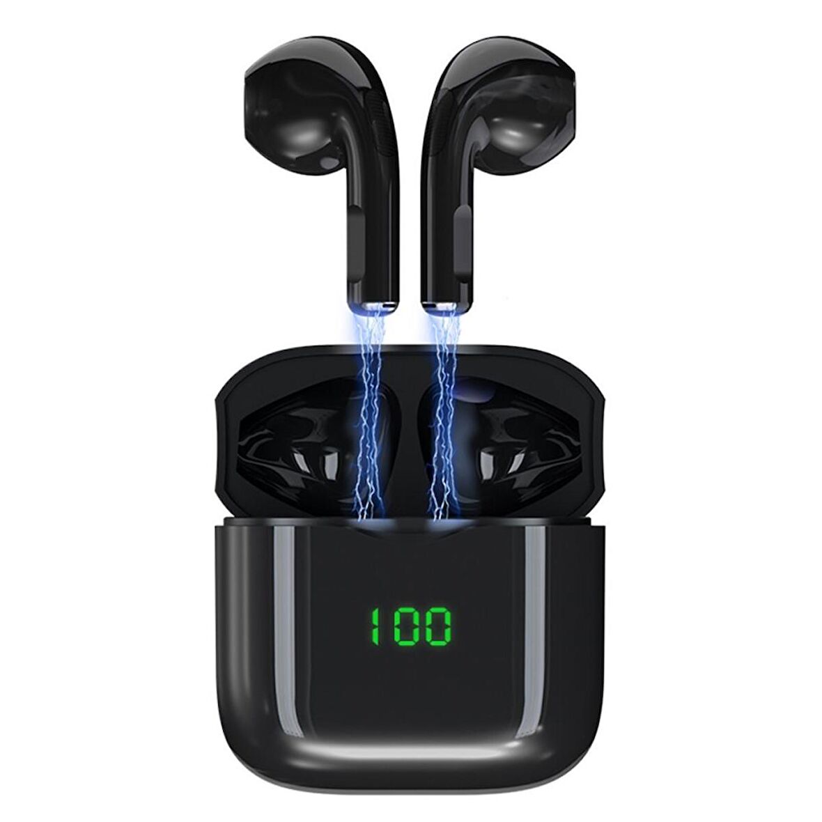 Konfulon BTS21  Dijital Şarj Göstergeli Kablosuz Bluetooth Airpods Kulaklık Beyaz