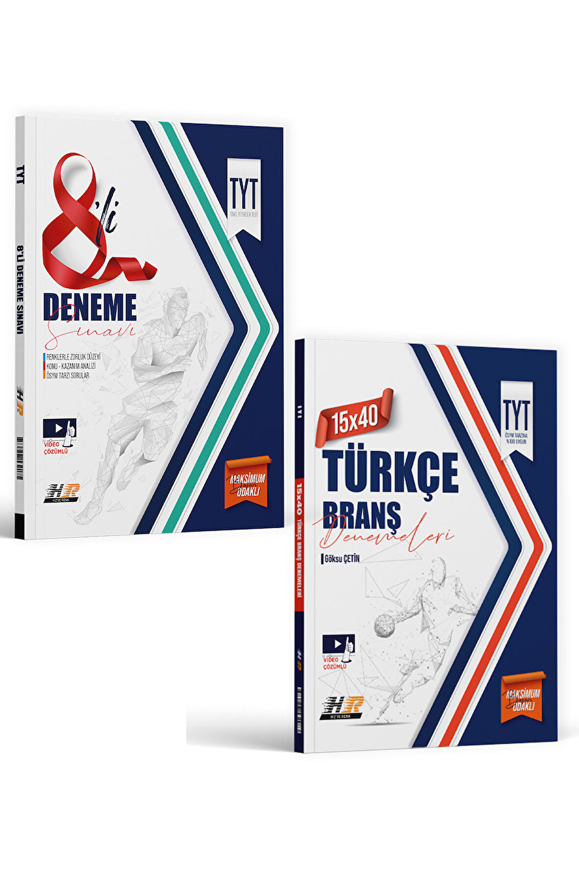 Hız ve Renk Yayınları TYT 15 x 40 Türkçe ve 8'li Genel Deneme Seti 