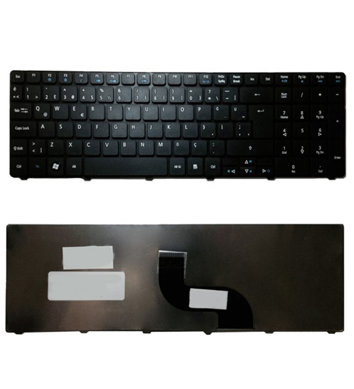 Acer Aspire Timeline 5820TZ Klavye Türkçe Parlak Siyah