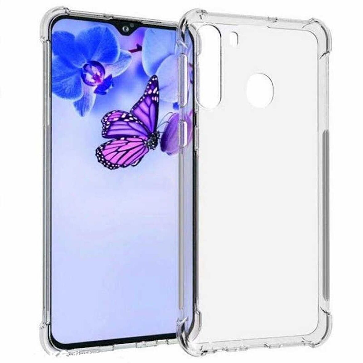 Gpack Samsung Galaxy A21 Kılıf AntiShock Ultra Koruma Sert Kapak