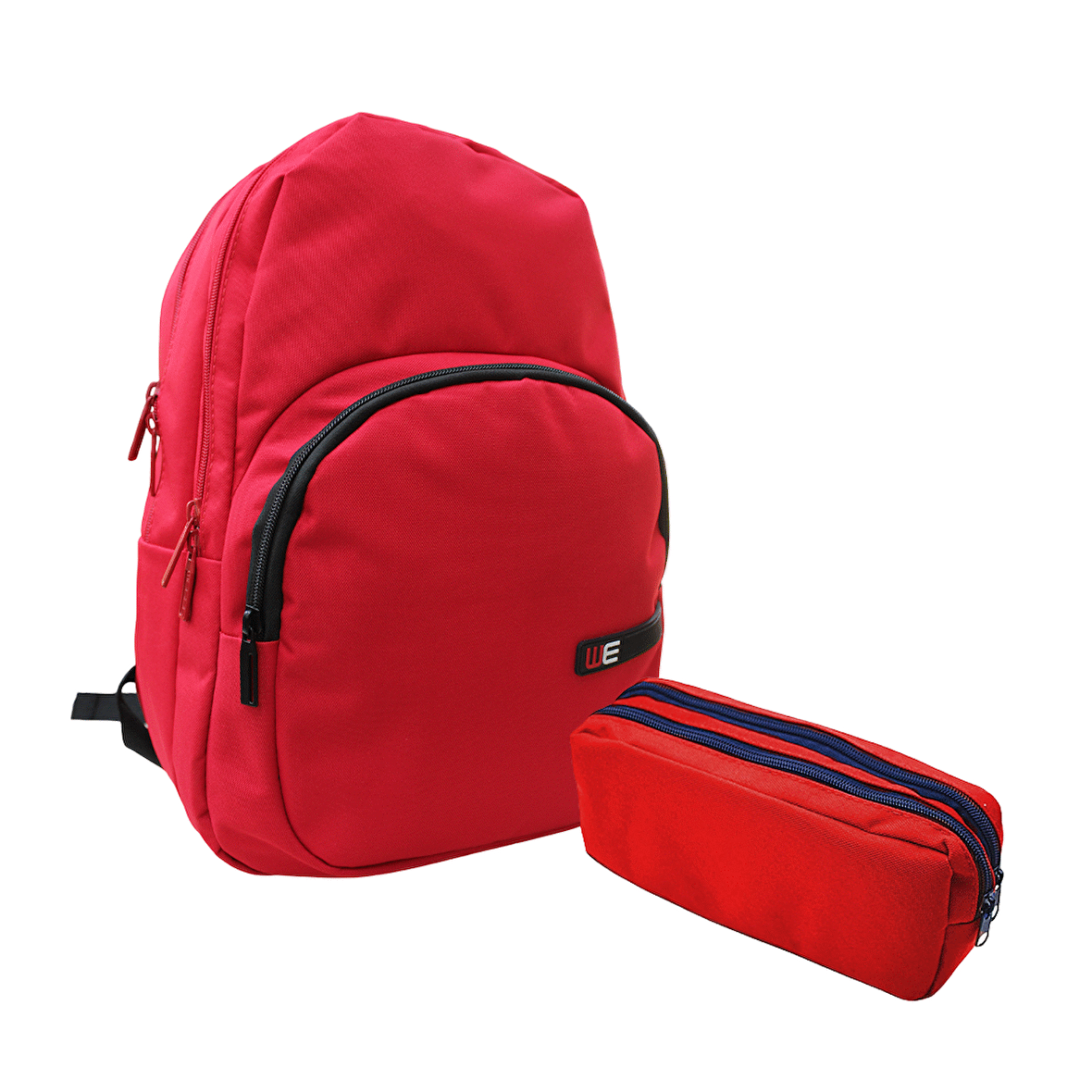 Webag Unisex Kırmızı Okul Çantası + Kalem Kutusu
