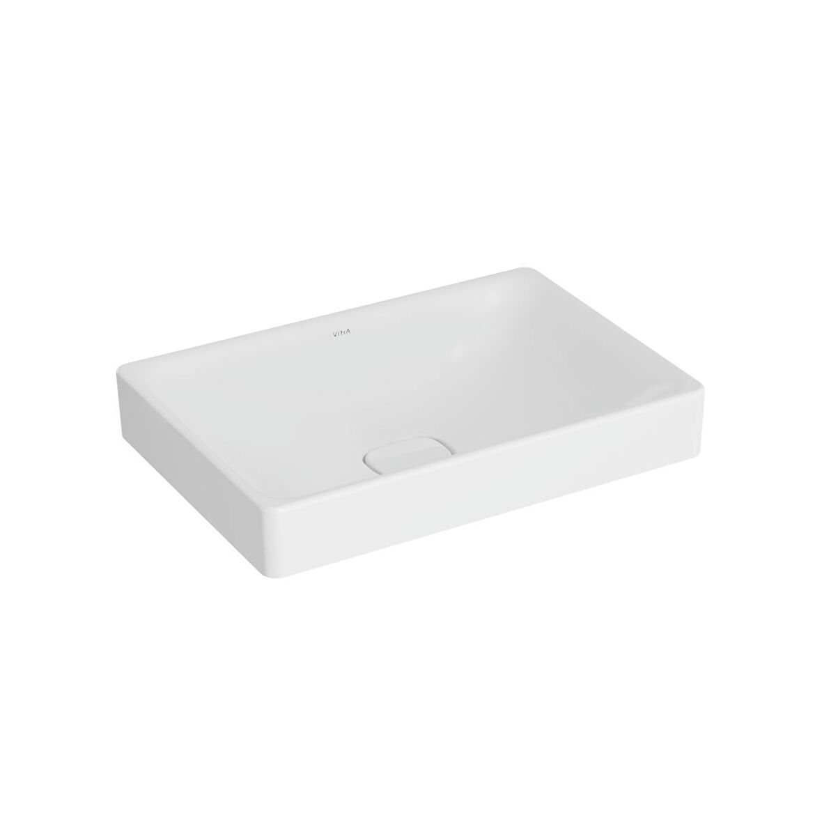 VitrA Metropole 7535B001-1398 Dikdörtgen Çanak Lavabo, 60cm, Mat Beyaz