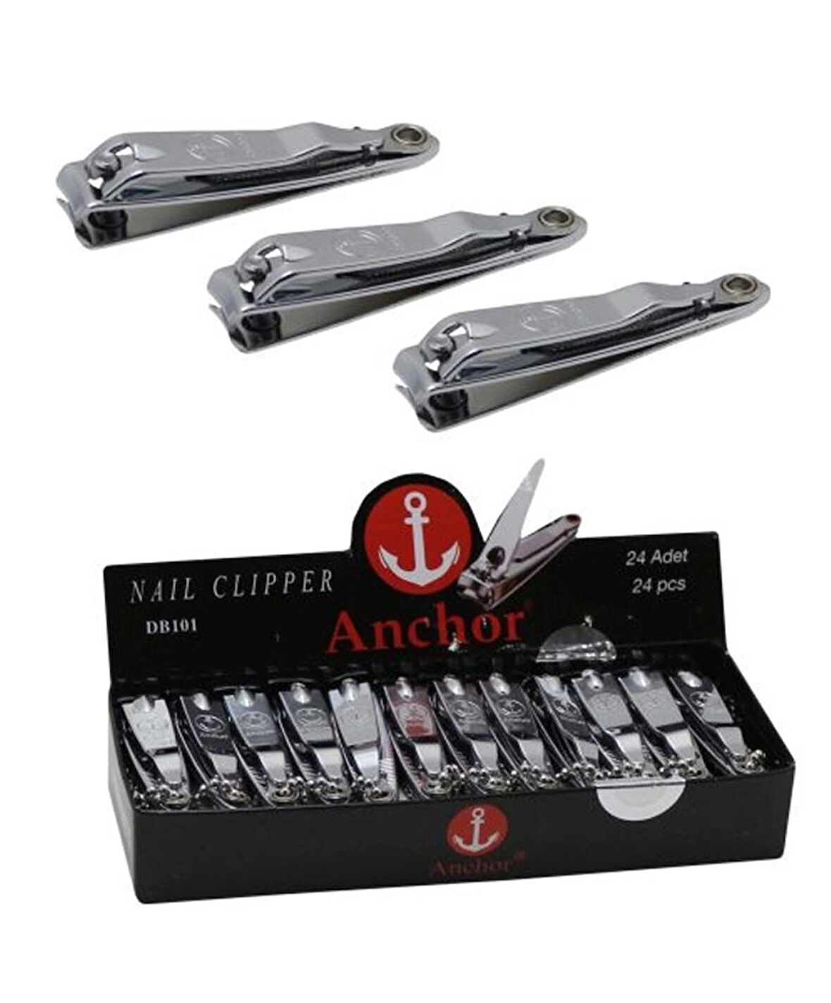 24 Adet Anchor Küçük Boy Tırnak Makası 1PK.GX101
