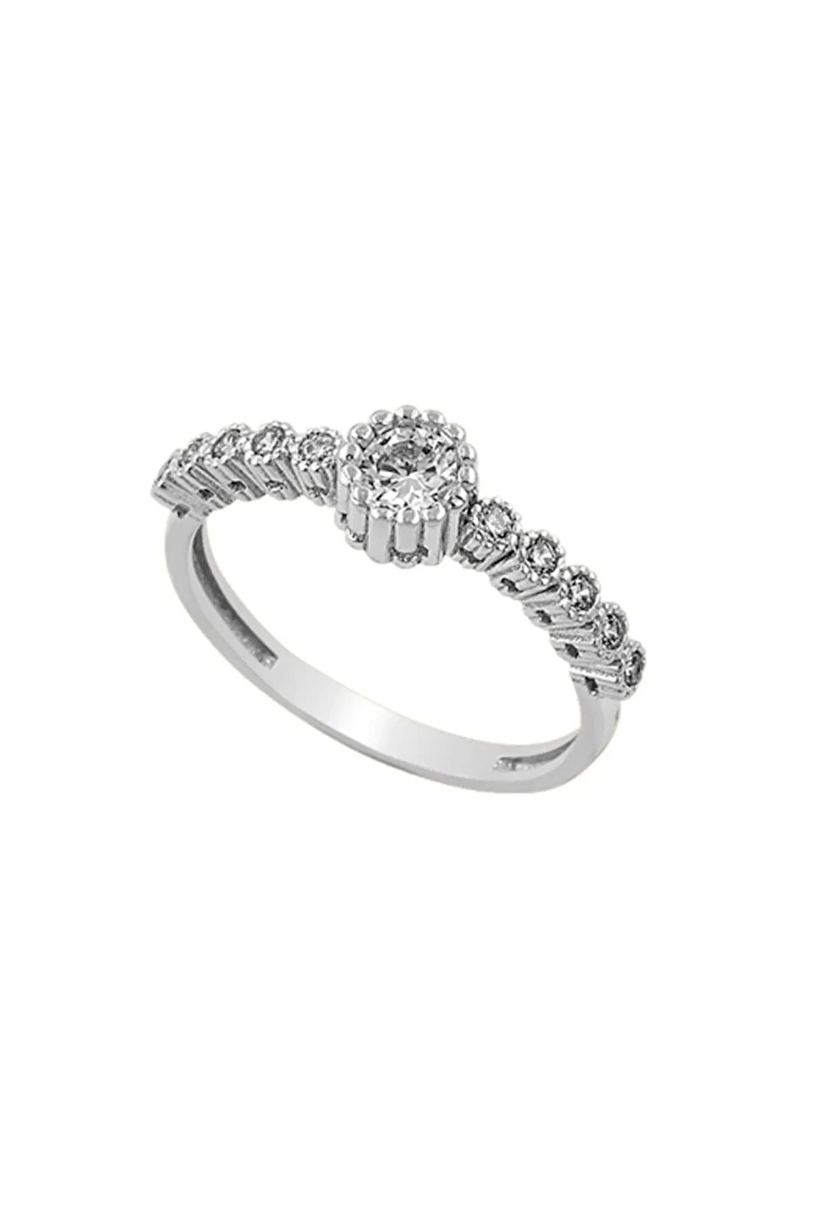 Alyona Zirkontaşlı Kadın Gümüş Yüzük