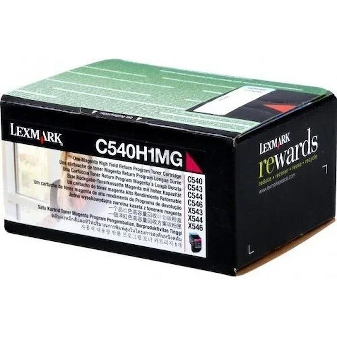 Lexmark -C540 Kırmızı Spot Orjinal Spot Orjinal Toner 2000 Sayfa Kapasiteli