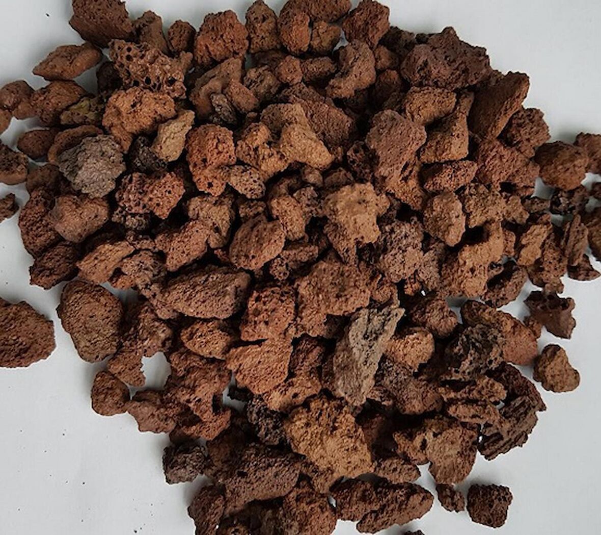 Kırmızı Pomza Taşı 3-8 Mm 9 KG Volkanik Cürüf Ponza Lav Kırığı