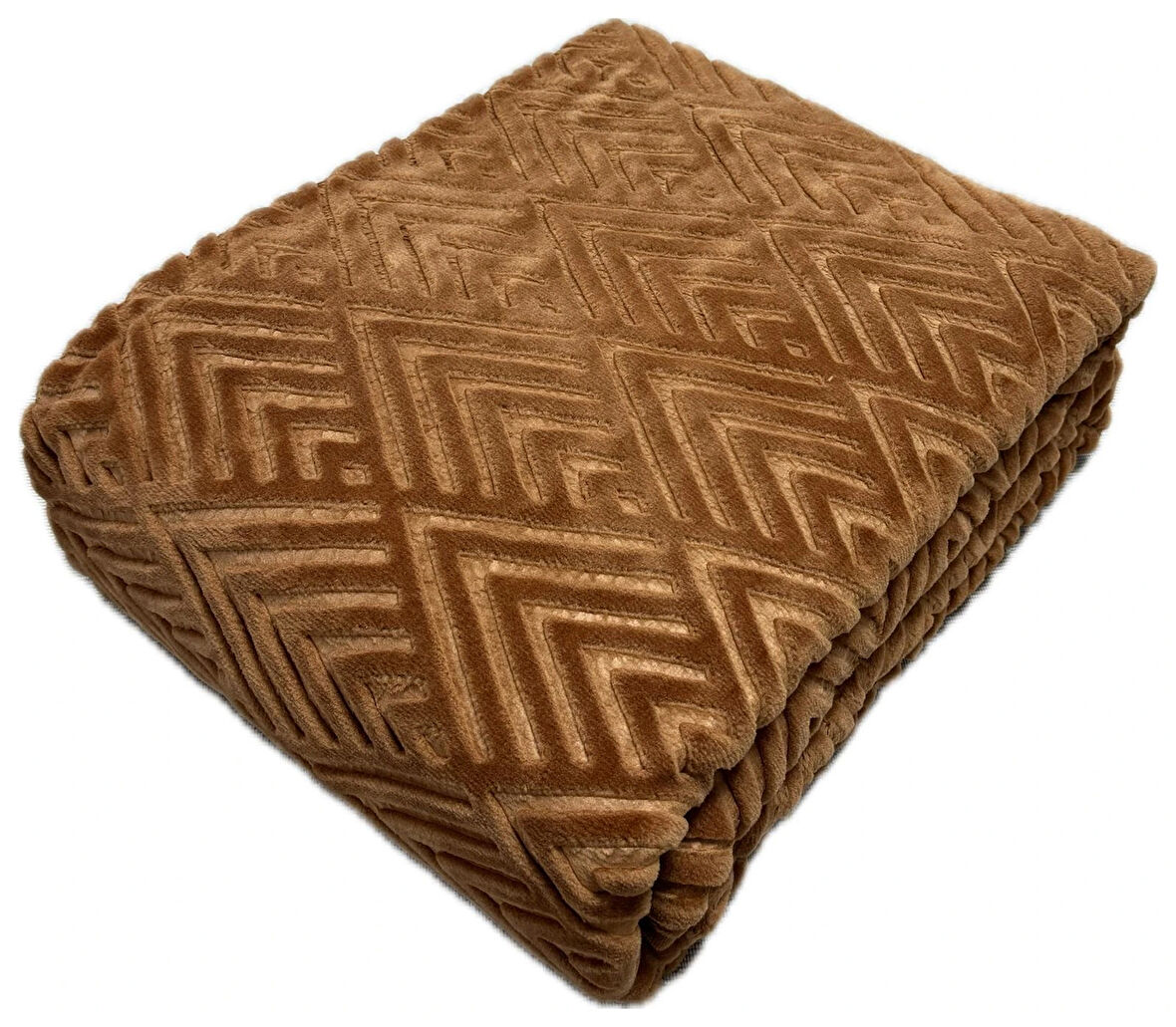 Merinos Battaniye Elegans Merinos Yeni Sezon Tek Kişilik Battaniye Tarçın Rengi