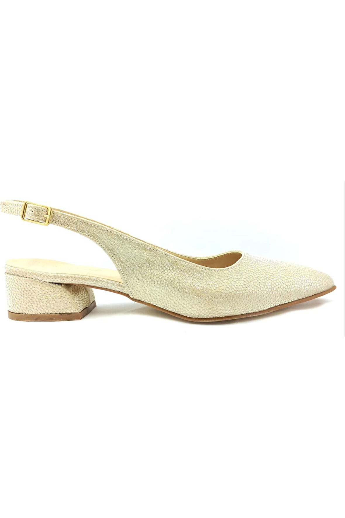 Altın 41 43 Büyük Numara Kadın Ayakkabı