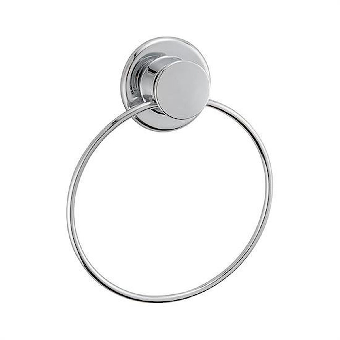 CT-STONES® Arkası Yapışkanlı Yuvarlak Metal Havluluk Askısı Aparatı