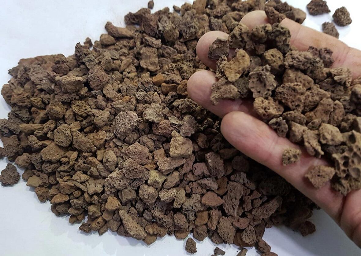 5-10 Cm 2 KG Pomza Kırmızı Pomza Cüruf Lav Taşı Volkanik Pomza