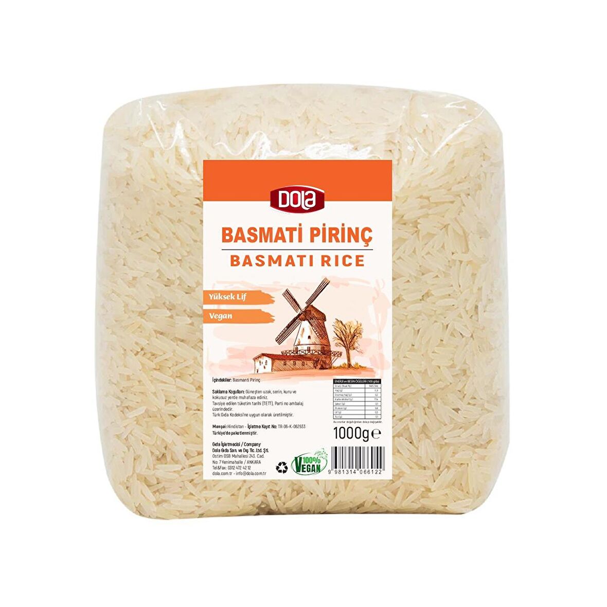 Dola Basmati Pirinç 1 kg 