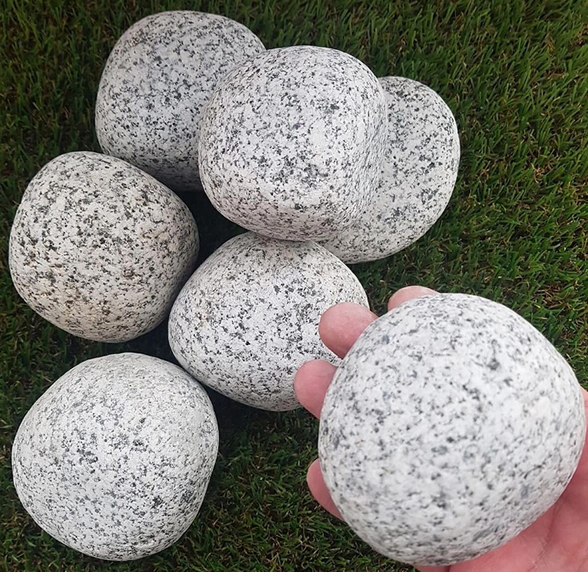 Benekli Dolomit Taş 20 Kg 6-10 Cm Bahçe Dere Taşı Çakıl Taşı