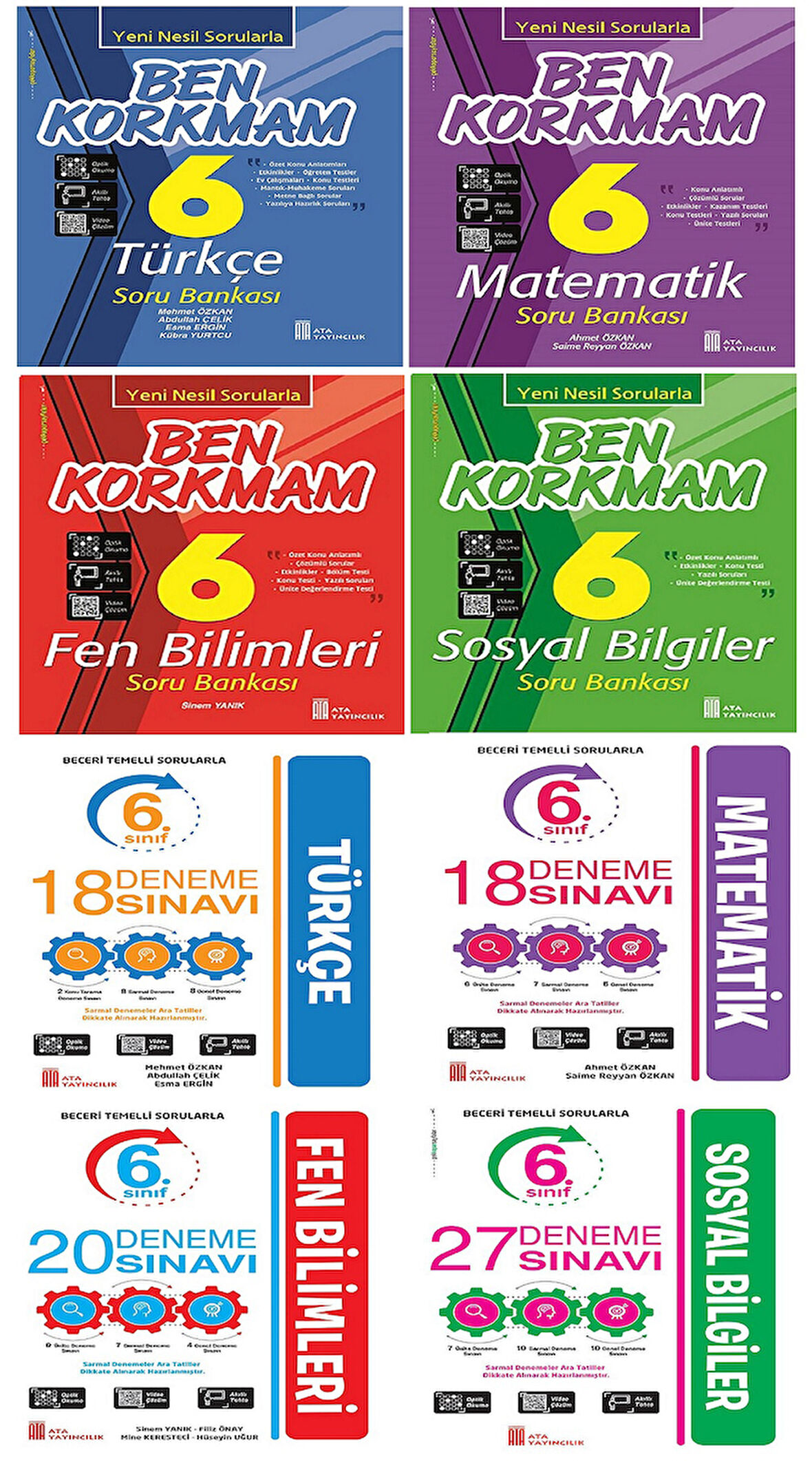 Ata 6.Sınıf Ben Korkmam +Deneme Seti