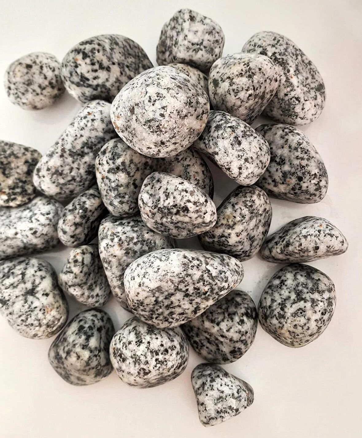 Benekli Dolomit Taş 15 Kg 2-4 Cm Granit Bahçe Dere Taşı Çakıl Taşı