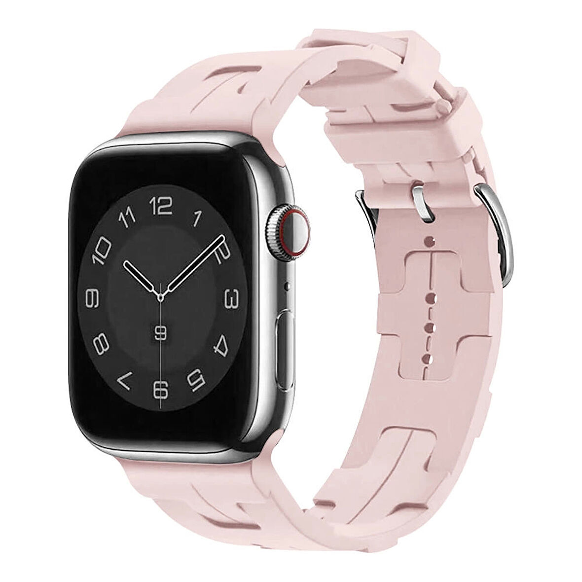 Apple Watch 42mm 10.Nesil KRD-92 Silikon Kordon