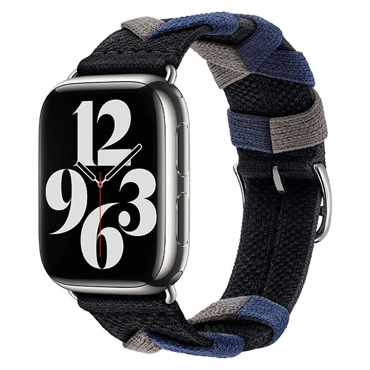 Apple Watch 38mm Lopard KRD-97 Sarmal Örgü Tasarımlı Kordon