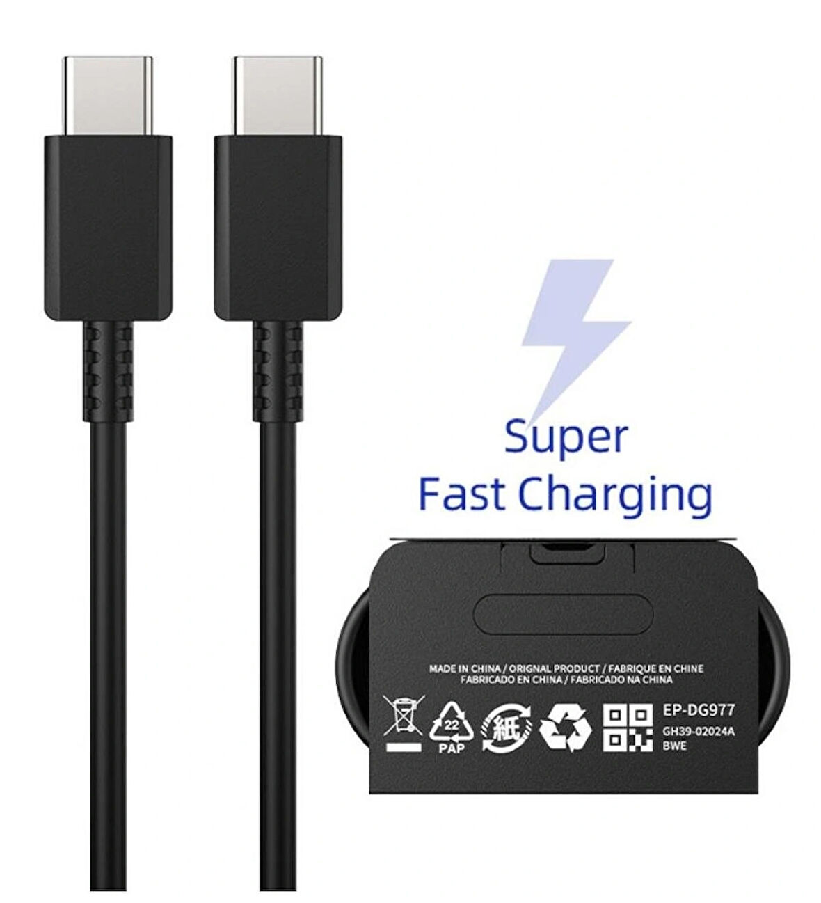 Samsung A40 / A51 / A52 / A6 / A7 / A70 / A71 / A72 uyumlu PD Hızlı Şarj Kablosu