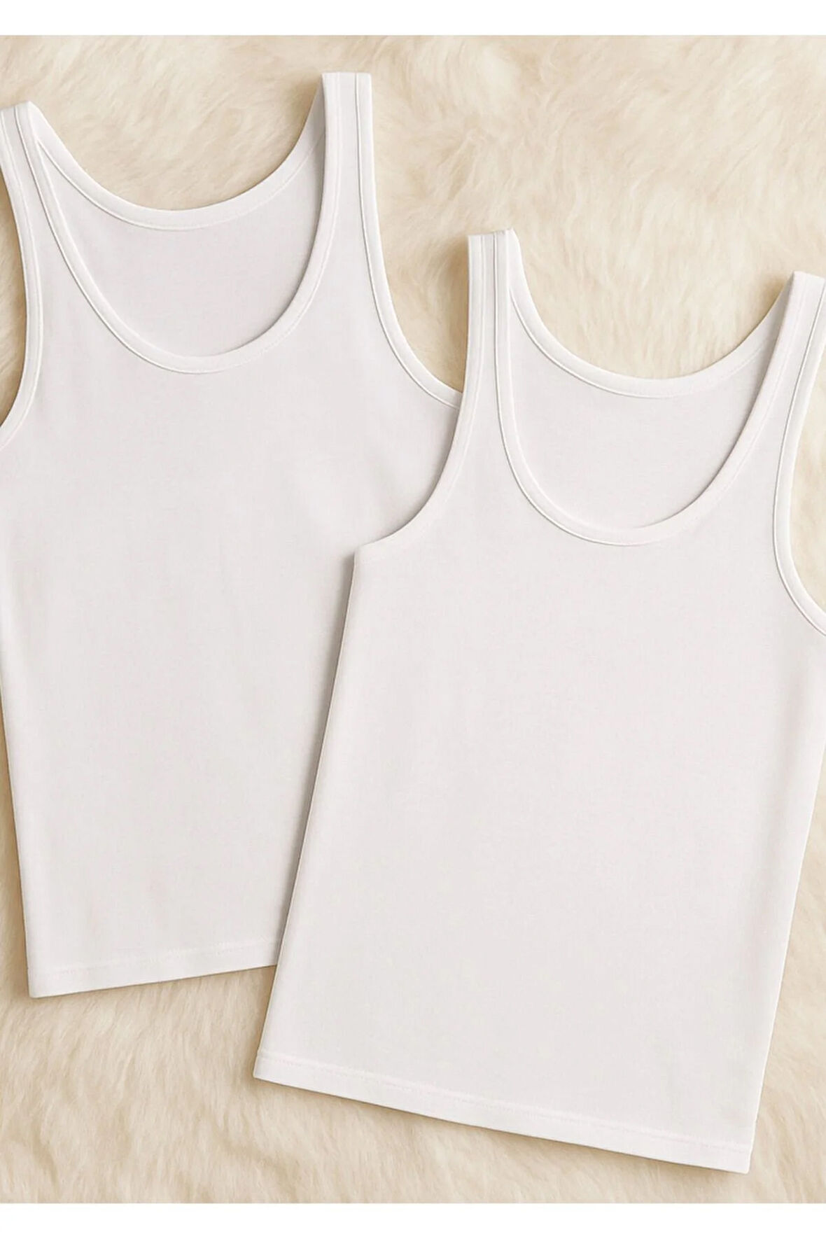 Erkek Giyim Modal & Pamuklu 2 Adet Atlet LL.IL11.KE002.001