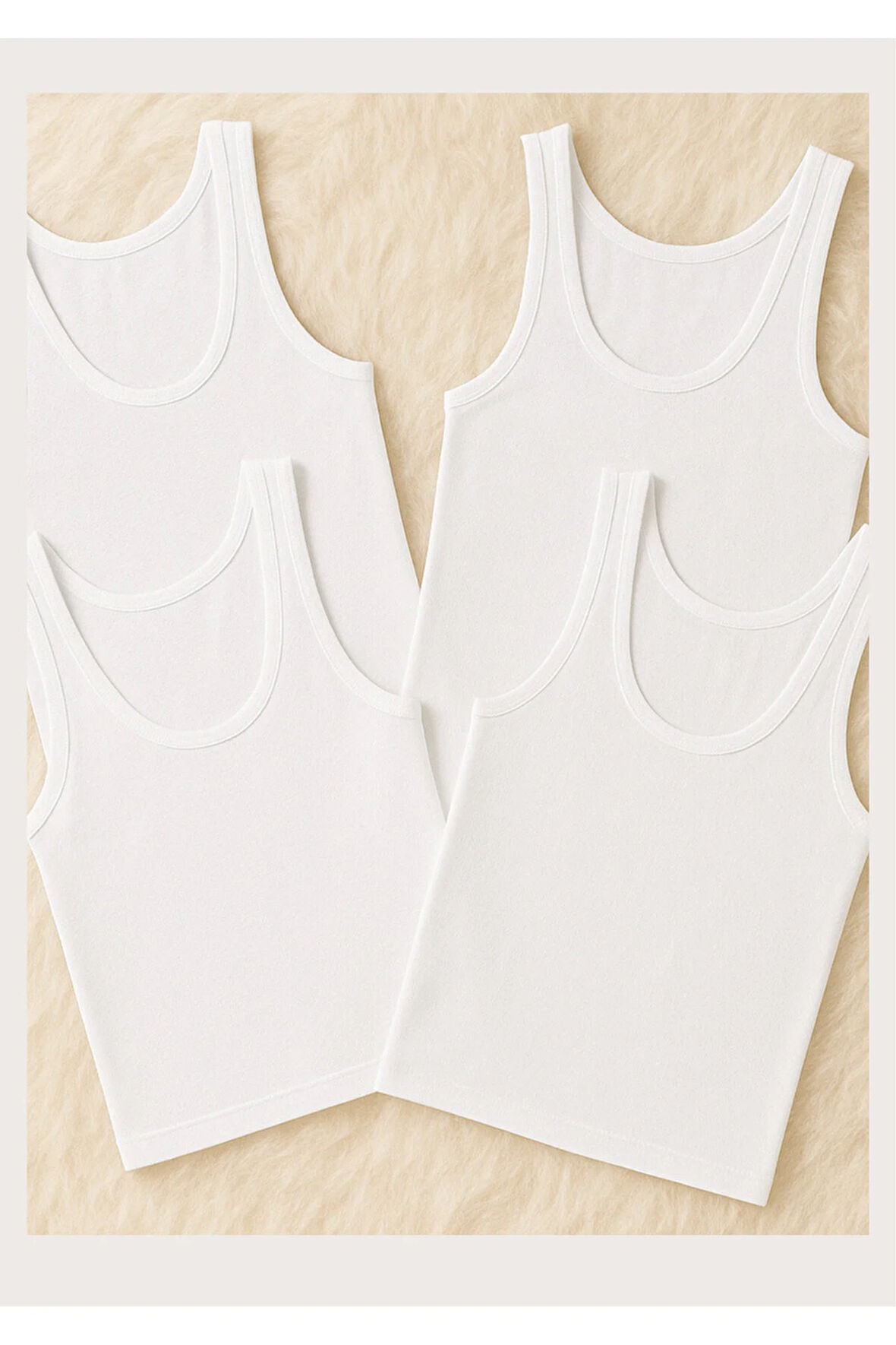 Erkek Giyim Modal & Pamuklu 4 Adet Atlet LL.IL11.KE004.001