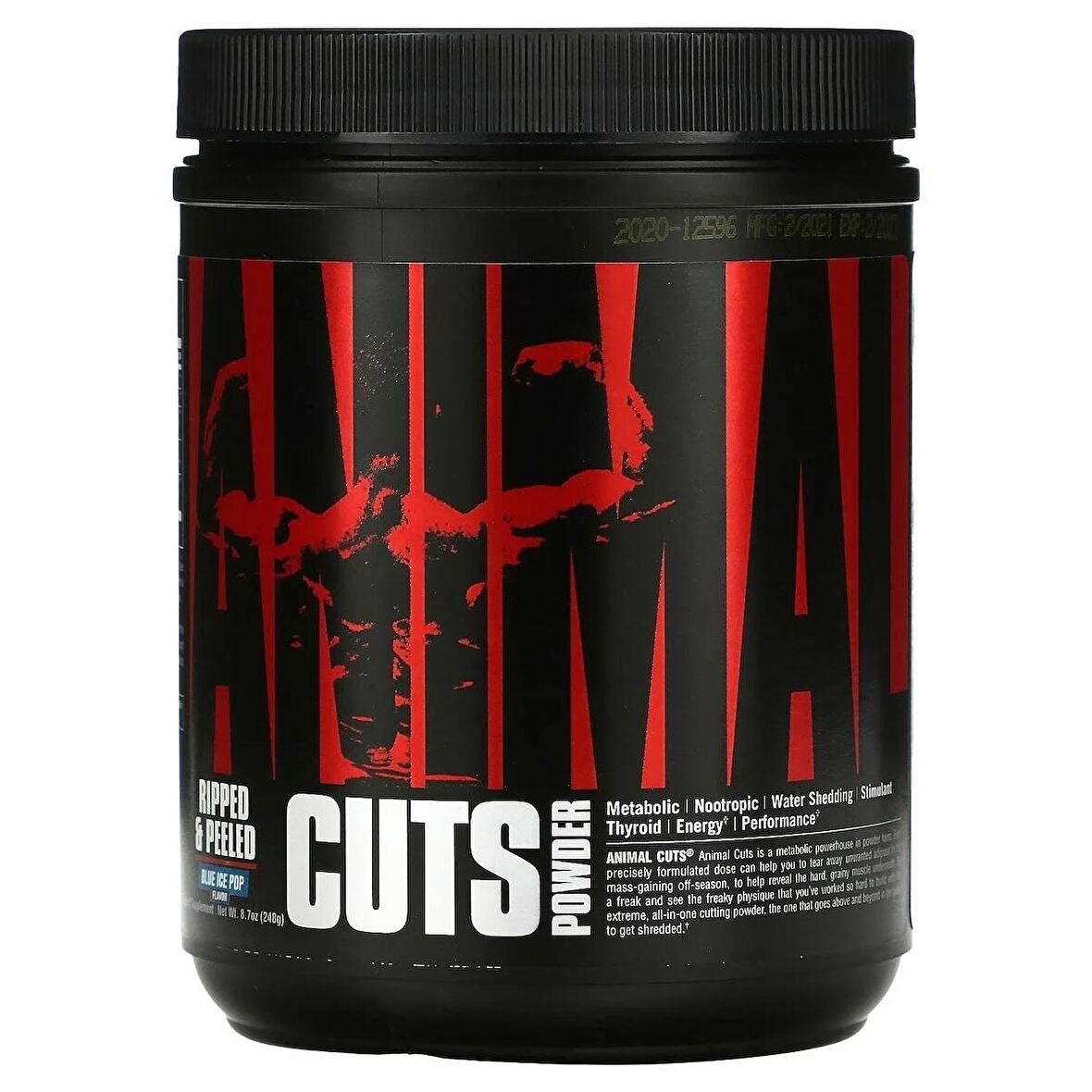 Universal Animal Cuts Ripped  Powder Fat Burner Zayıflama+Kilo verme (Toz Formu) Blue İce Pop