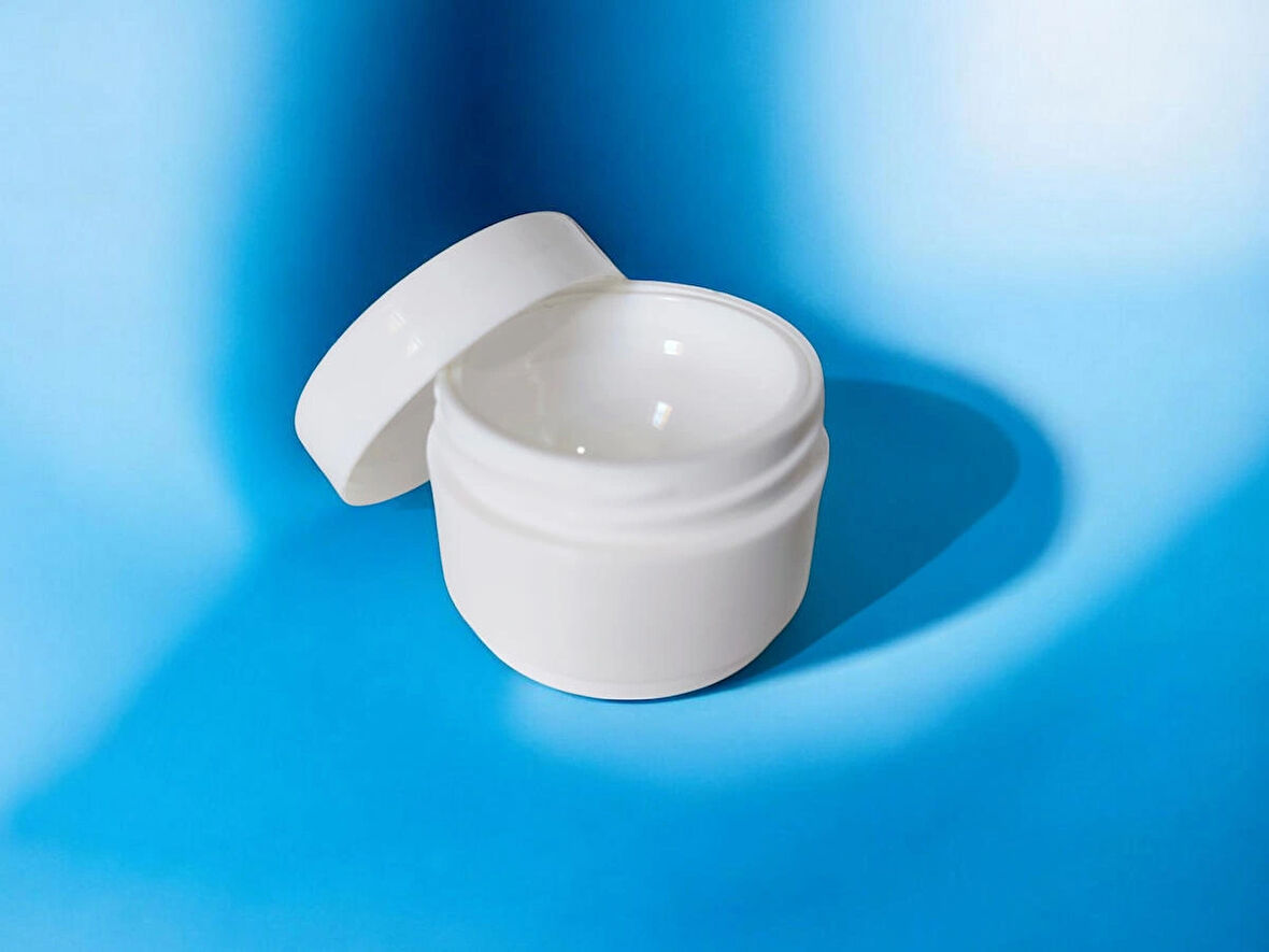 demethome  10 Ml Beyaz Mini Boş Pomat-krem-kozmetik Kutusu 10 cc plastik krem kavanozu