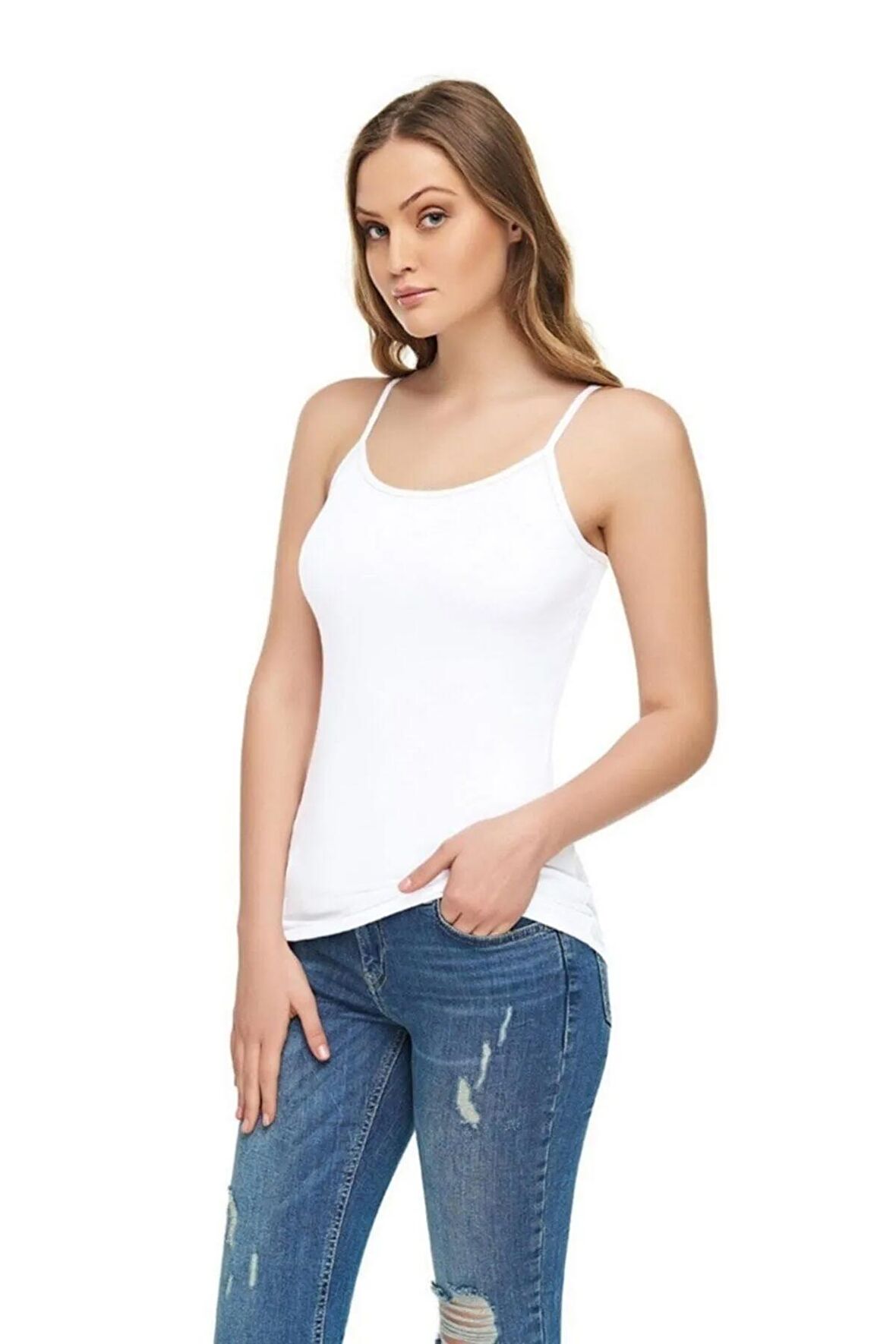 Kadın Modal Ip Askılı 6 Lı Paket Atlet