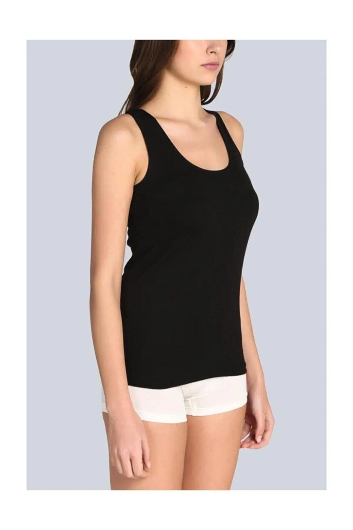 Kadın Kalın Askılı Pamuklu Atlet 12li Paket