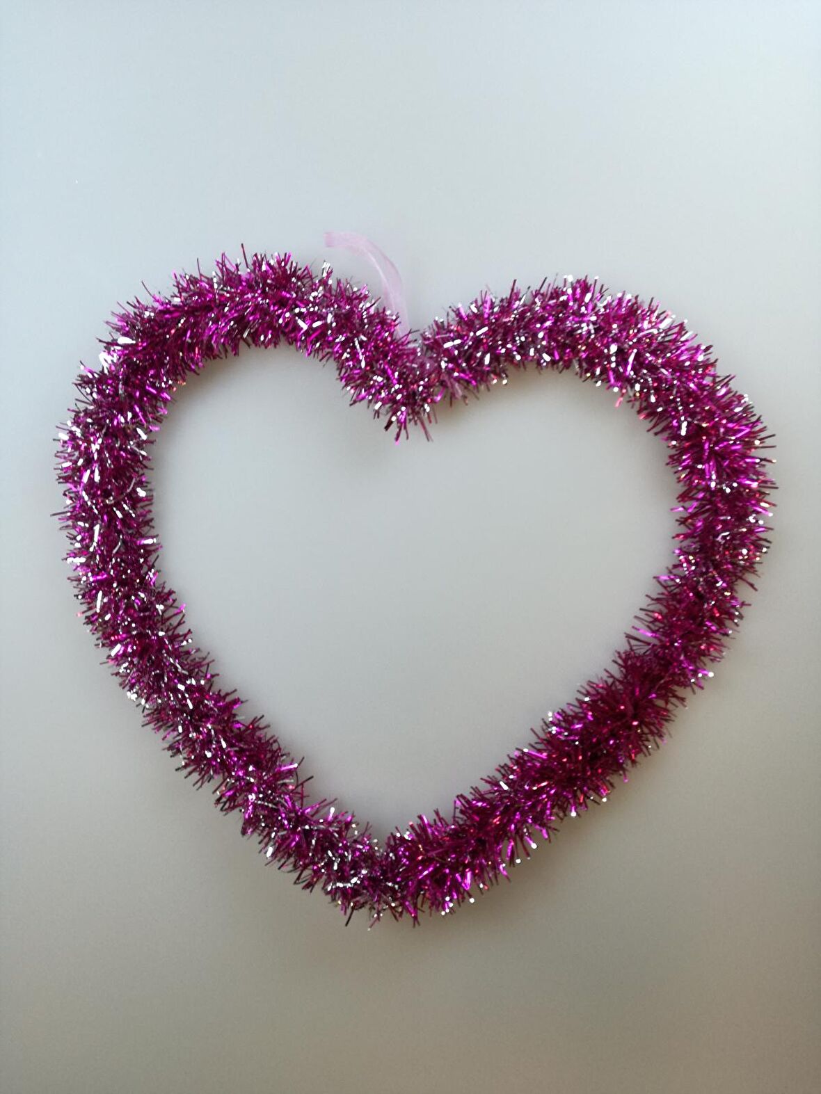 ASMA SİMLİ KALP SÜS PEMBE