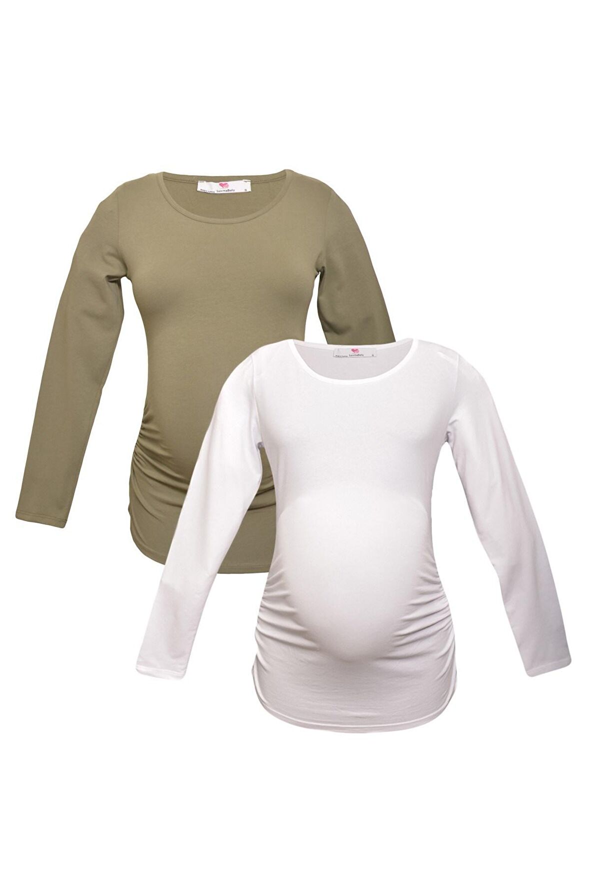 LuvmaBelly MYRA2307_2308 Hamile tshirt seti