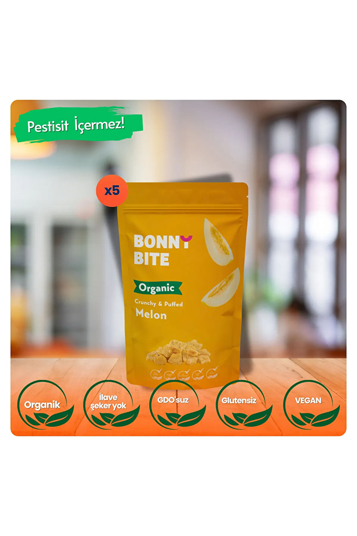 KURUTULMUŞ ÇITIR KAVUN ATIŞTIRMALIĞI 5'Lİ PAKET (18GR*5)