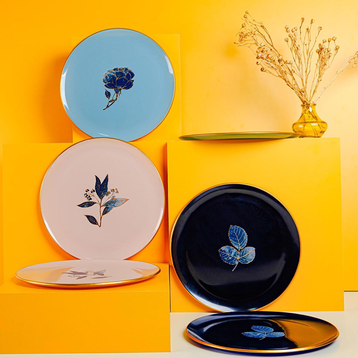 Aryıldız Yuvarlak 6 Parça Servis Tabağı 26 cm