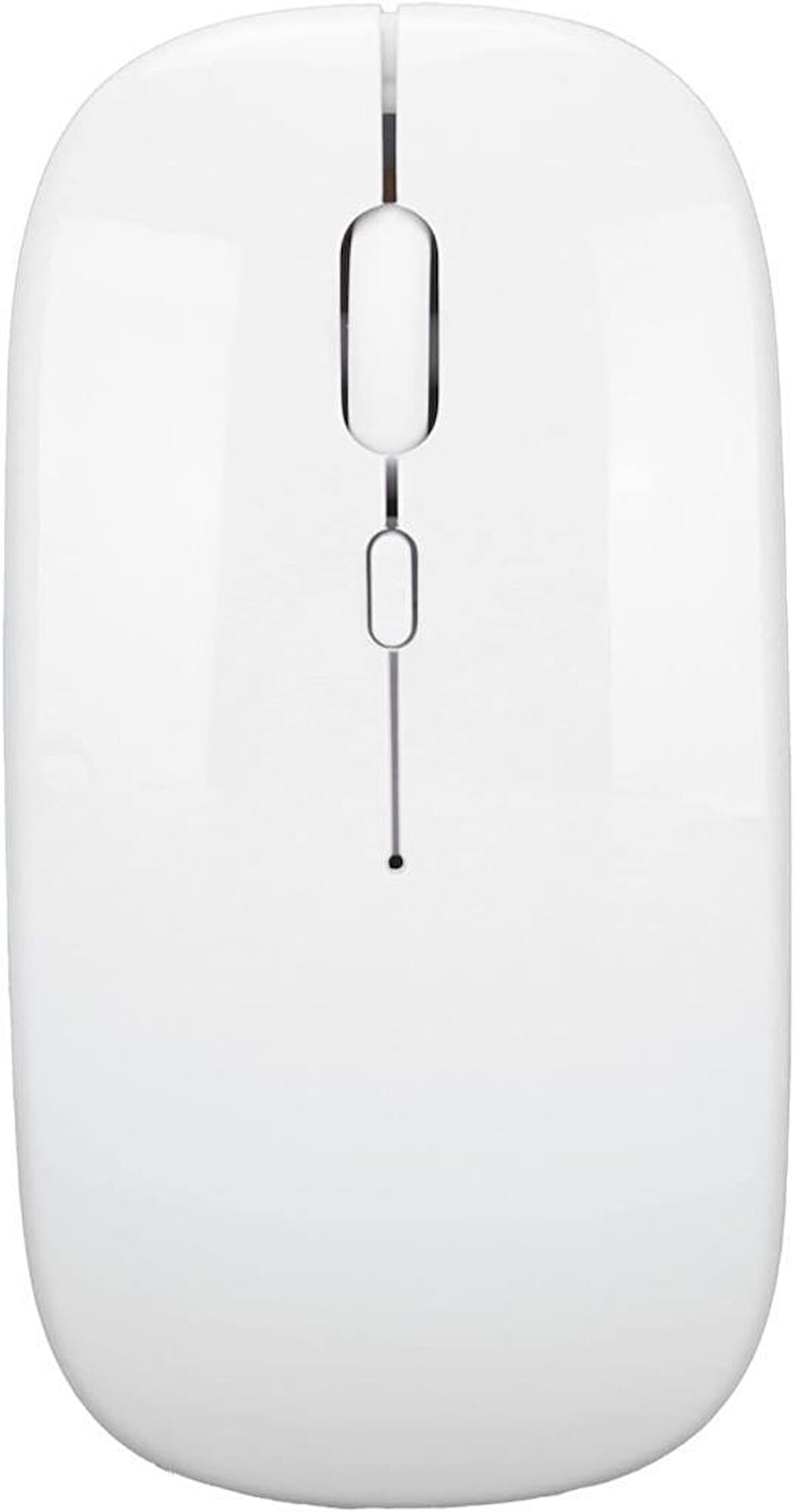 Samsung Galaxy Tab S10 Ultra 14.6" Uyumlu Kablosuz Bluetooth Pilli Optik Mouse - Beyaz
