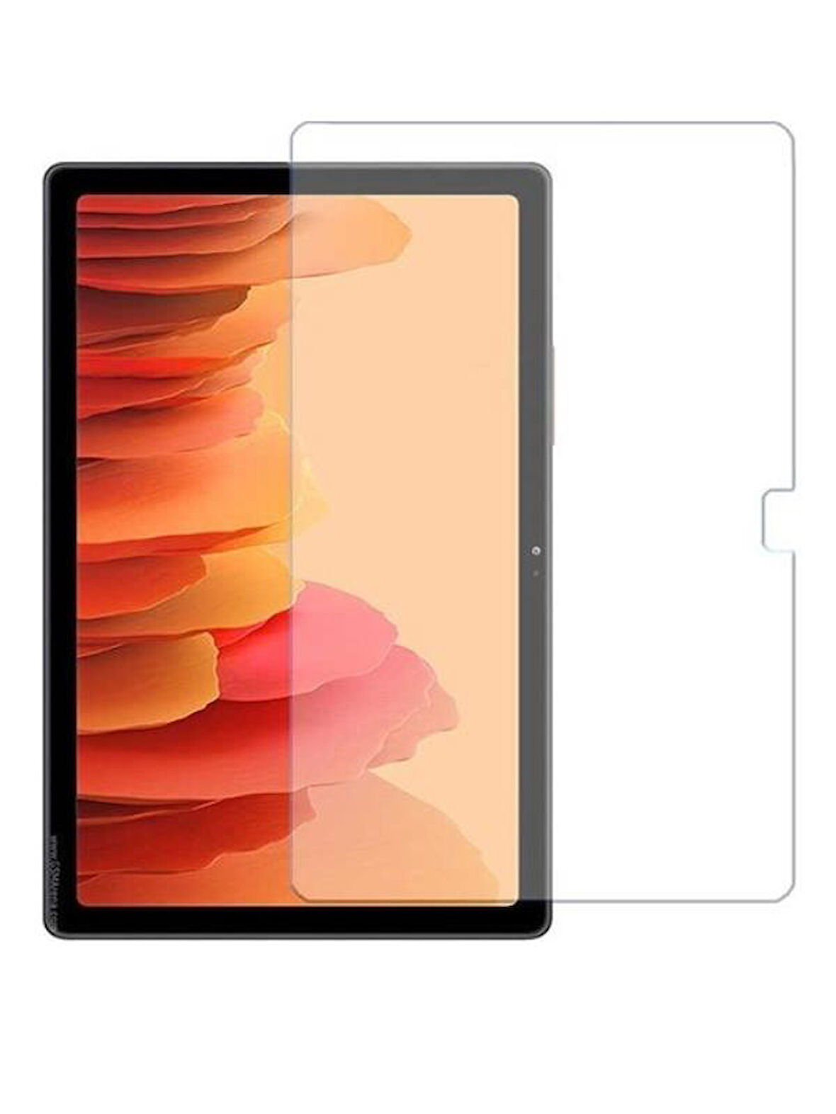 Samsung Galaxy Tab A7 SM-T500 10.4" Mat Nano Esnek Cam Ekran Koruyucu Film